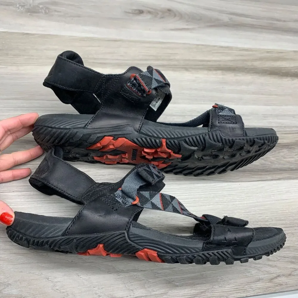 Merrell‎ Men's Terrant Convertible Sport Sandal Size 12 J62461 Black Strappy